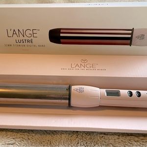 L’Ange Hair Lustre Curling Wand, 32mm (1.25”) Barrel, Titanium Barrel, Blush